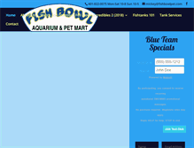 Tablet Screenshot of fishbowlpet.com